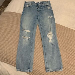 Mother Scrapper Ankle Jeans